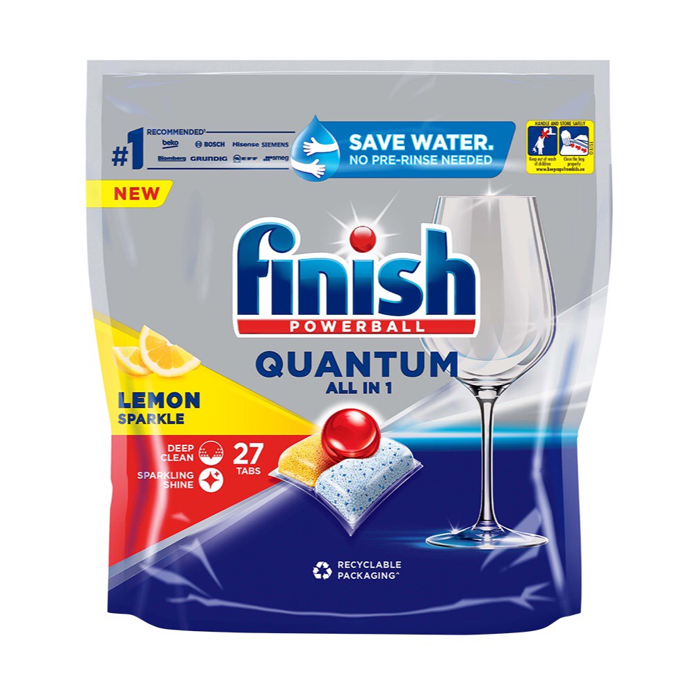 TÚI VIÊN RỬA FINISH QUANTUM ALL IN 1 27 VIÊN